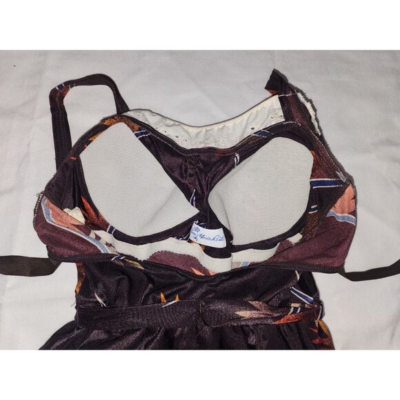 Vintage 1960s Rose Marie Reid Eyelet Keyhole Back Swimsuit Bathing Suit Size 14 - Picture 9 of 11